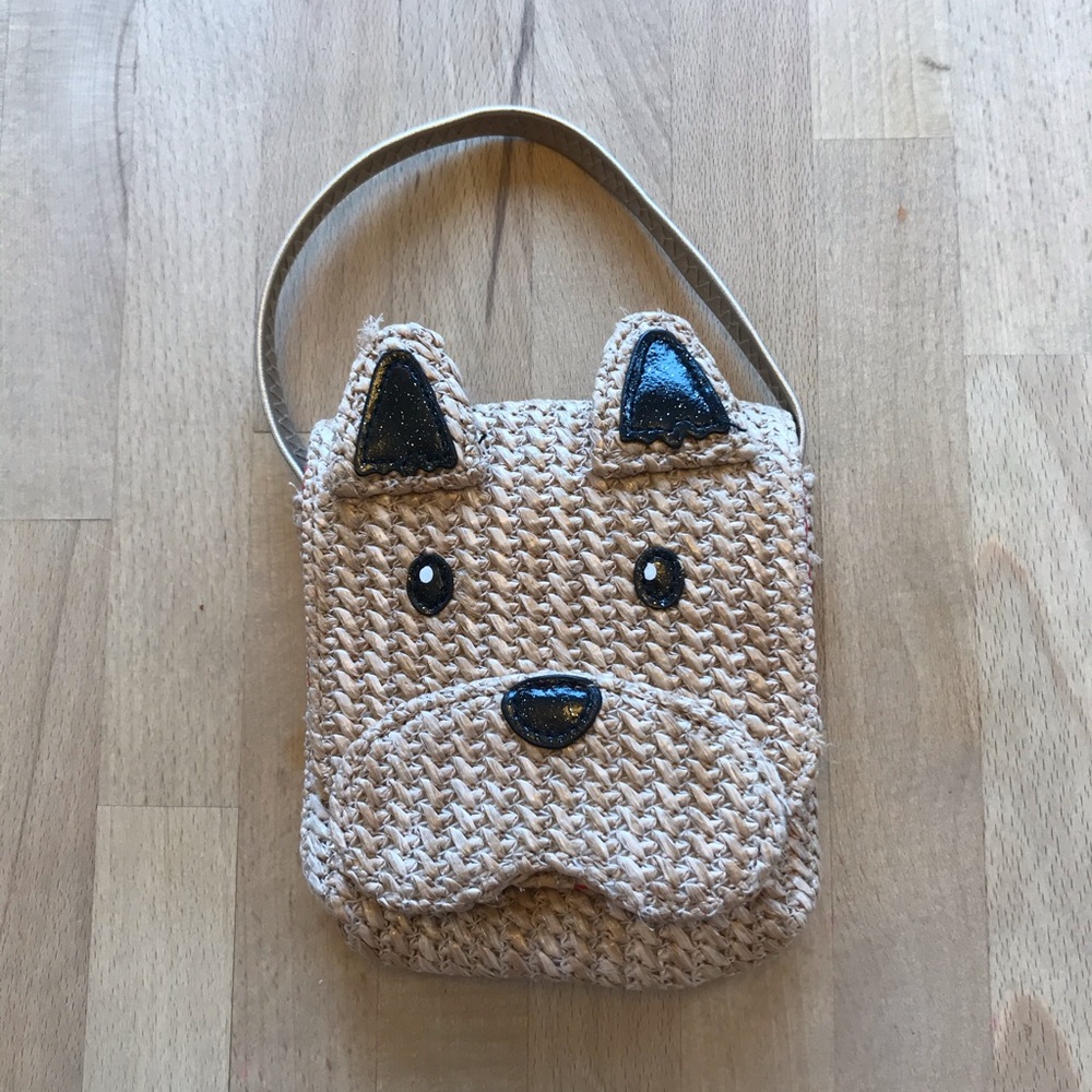 Wicker Dog Purse
